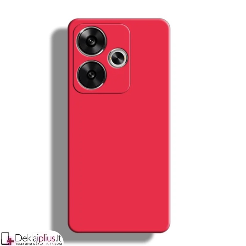 Liquid Air silikoninis raudonas dėklas - su kameros apsauga (Xiaomi Poco F6 5G) Liquid Air silikoninis raudonas dėklas - su kameros apsauga (Xiaomi Poco F6 5G)